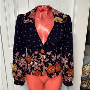 Anthropologie - Elevenses corduroy coat jacket blazer